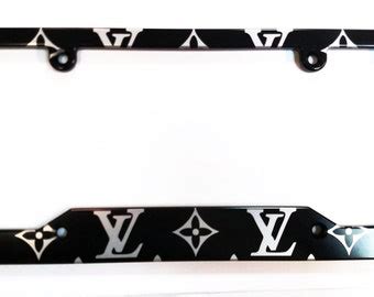 louis vuitton license plate|louis vuitton plate carrier.